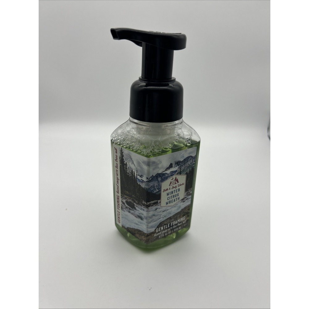 1 Bath & Body Works WINTER CITRUS WREATH Gentle Foaming Hand Soap 8.75 oz